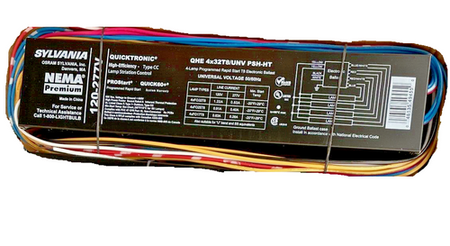 Sylvania 49455 QHE4x32T8/UNV-PSH-HT Sylvania 49455 QHE4x32T8/UNV-PSH-HT