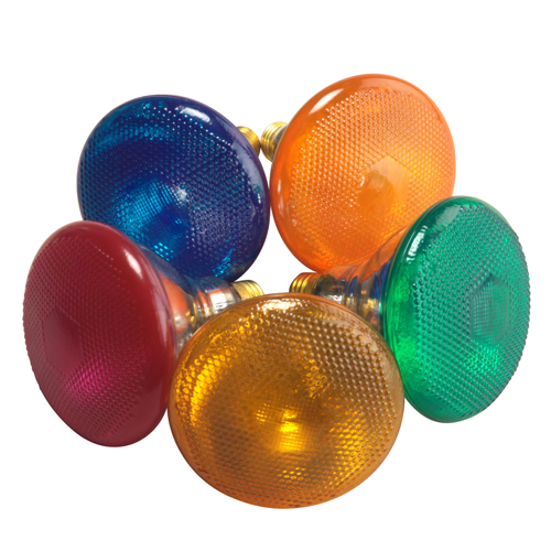 BR38 Bulged Reflector Incandescent Bulb 100W 2700K Medium (E26) Base 130V Green Dimmable