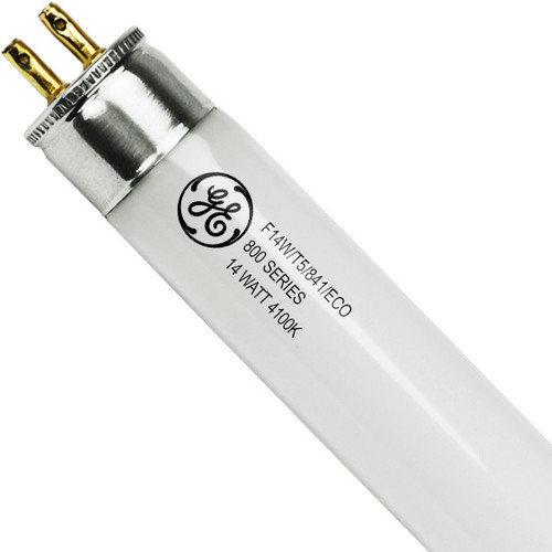 GE F14W/T5/841/ECO 14W 4100K 2 FT T5 Fluorescent Bulb | G5 Bi-Pin