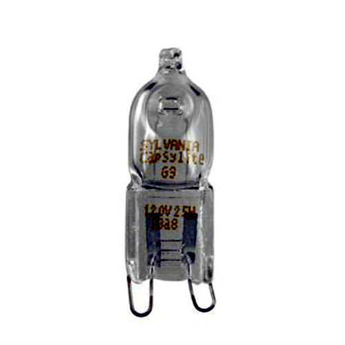 Sylvania 57020 25T4/G9/CL 120V 25W G9 T4 Clear Halogen Bulb