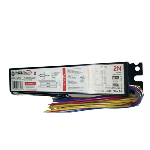 2-Lamp GE232MVPSN 0.87BF 120-277V 2-Lamp GE232MVPSN 0.87BF 120-277V