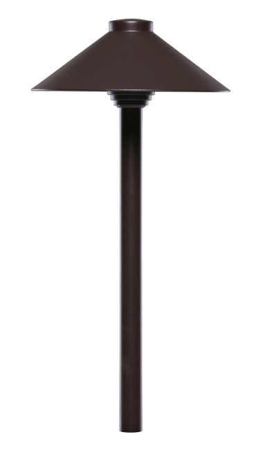 PSH090-TZ-15 914030 9" SINGLE HAT TEXTURED BRONZE 15" STEM 8" GROUND STAKE  PSH090-TZ-15 914030 9" SINGLE HAT TEXTURED BRONZE 15" STEM 8" GROUND STAKE