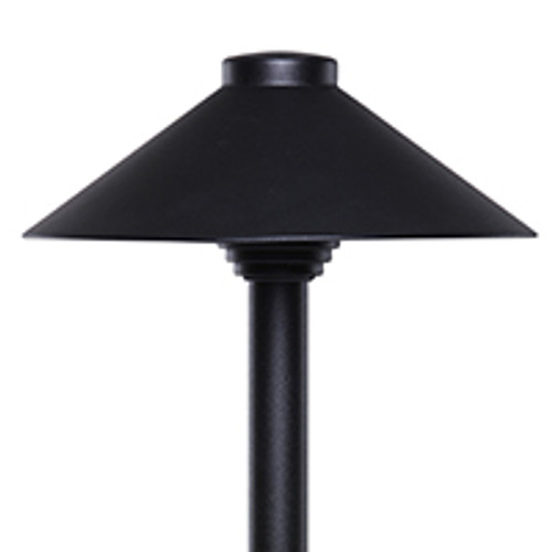 PSH075-TB-18 911035 7.5" SINGLE HAT TEXTURED BLACK 18" STEM 8" GROUND STAKE W/ 20W JC 12V G4 PSH075-TB-18 911035 7.5" SINGLE HAT TEXTURED BLACK 18" STEM 8" GROUND STAKE W/ 20W JC 12V G4