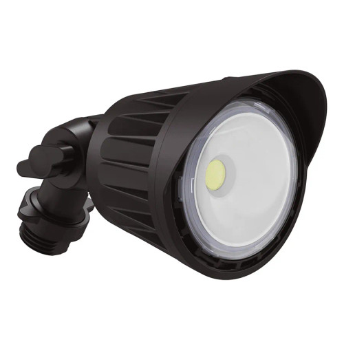 Halco 24950 MBUL-10-30-U-BZ 10W LED Mini Bullet Flood 3000K 1239 Lumens Bronze Finish 120-277V Wet Location