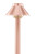 Sollos PTH040-CU 915405 Traditional Hat Path Light, Natural Copper finish, 12V G4/GY6.35 bi-pin, fixture only