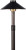 Sollos PTH075-AB 915511S Traditional Hat Path Light, Antique Brass finish, 12V G4/GY6.35 bi-pin, fixture only
