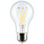Satco S12465 8W A19 LED Filament – 800 lm | 5000K | Clear | E26