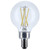 Satco S21211 5.5W G16½ LED Filament Globe – 500 lm | 4000K | Clear | E12