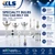 KLS JCR 20-150 H5 Halogen Reflector Lamp – 150W | 20V | 3150K | GX5.3 Base | 50mm MR16