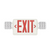 SYLVANIA 60759 EXITCOMBO1A/RDVTHS/U/WH/EM ValueLED Exit Combo Sign | White | Red Letters | 2.2W | Twin Head Square | 120/277V