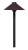 Sollos PSH090-TZ-15 914030 straight hat landscape path light, 9" aluminum hat, 15 inch stem, Textured Bronze finish, 12V G4 bi-pin, 8 inch ground stake, fixture only