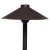 PSH090-TZ-18 914037 9" SINGLE HAT TEXTURED BRONZE 18" STEM 8" GROUND STAKE  PSH090-TZ-18 914037 9" SINGLE HAT TEXTURED BRONZE 18" STEM 8" GROUND STAKE
