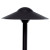 Sollos PDO083-TB 915021 Dome Hat Path Light, Textured Black finish, 12V G4/GY6.35 bi-pin, fixture only