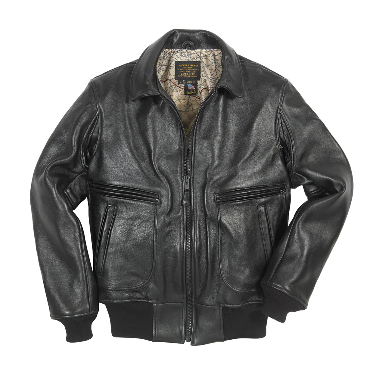 G2 Vintage Raider Lambskin Bomber Jacket | MyBomberJacket.com