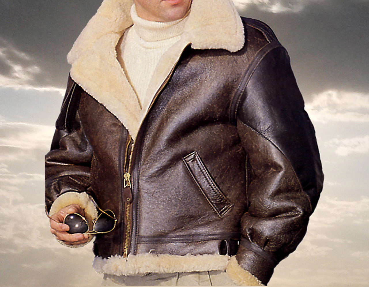 The General s B3 Sheepskin Bomber Jacket As Patton Wore