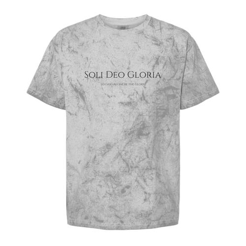 "Soli Deo Gloria" Comfort Colors Adult Color Blast Tee