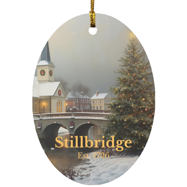 2025 Stillbridge Oval Christmas Ornament – A Keepsake from the Heart of Town