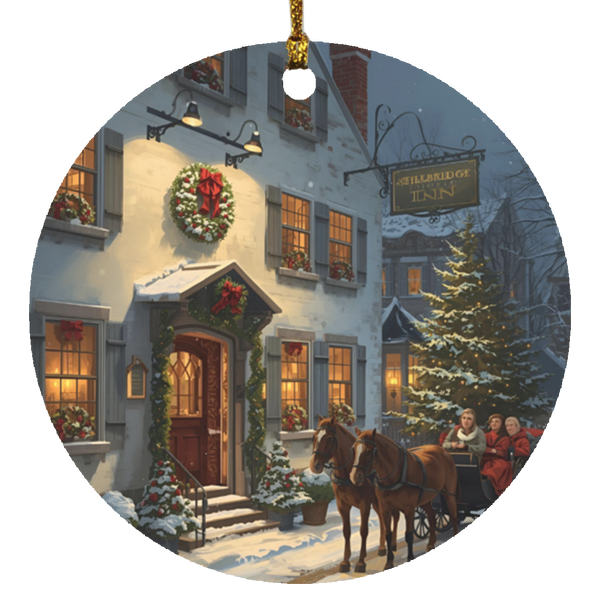 Stillbridge Circle Christmas Ornament – The Historic Inn Keepsake