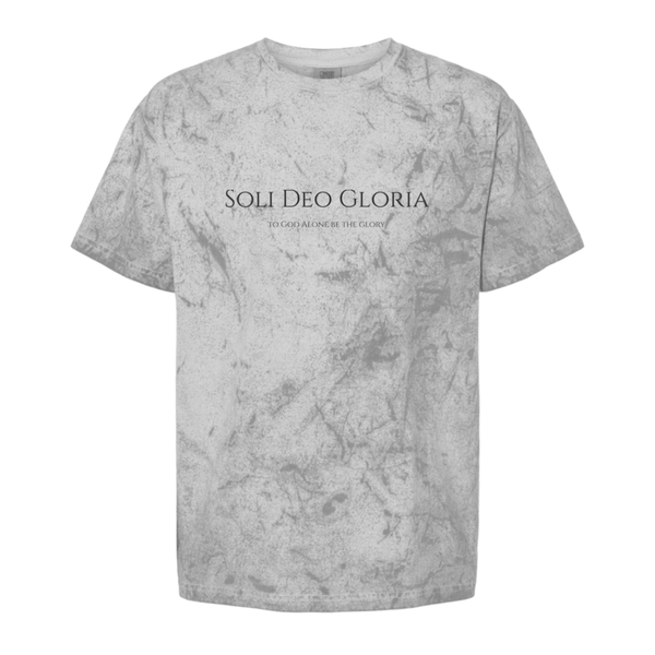 "Soli Deo Gloria" Comfort Colors Adult Color Blast Tee