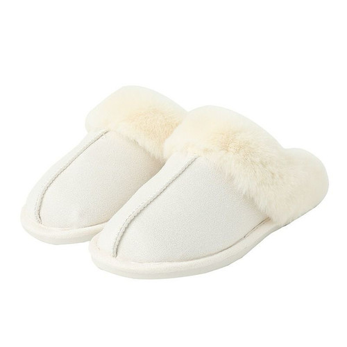 SAMPLE SLIPPERS CREAM UK 7-8