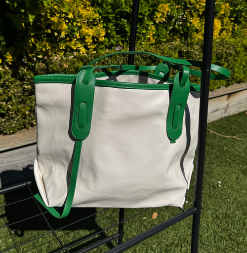 Green/Cream Sample Bag