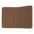 Brown Canvas Personalised Passport Cover