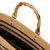 Black & Brown Stripe Personalised Beach Tote Bag