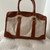 SAMPLE MINI BROWN/CREAM HOLDALL