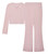 Pink Bow Fitted Super Soft Personalised Pyjama Set