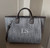 Grey Autumn Style Personalised Tote Bag
