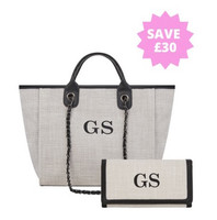 Matching Set - Personalised Tote Bag & Purse - All colours (SAVE £30)