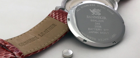 Banneker Watch Warranty / Battery Information