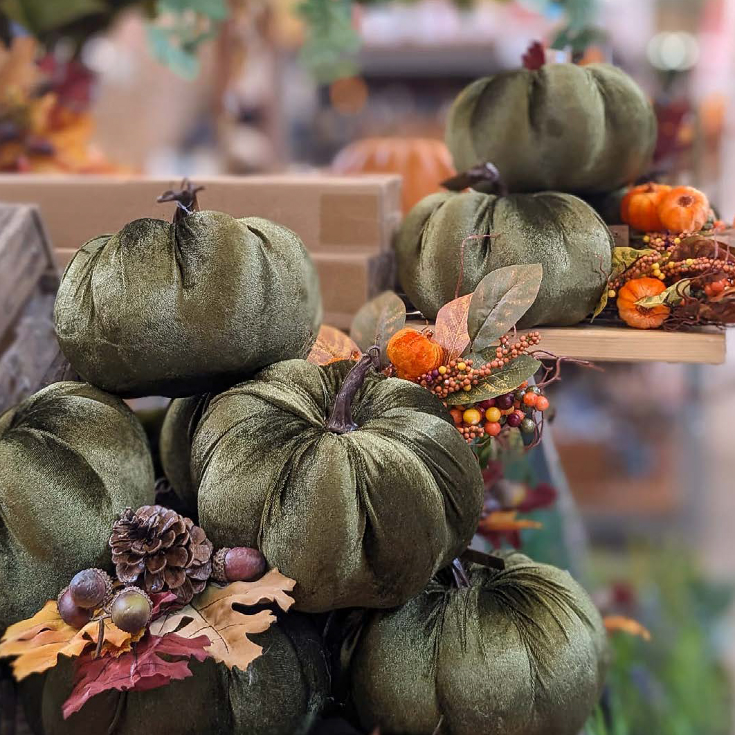 felt pumpkins autumn decor