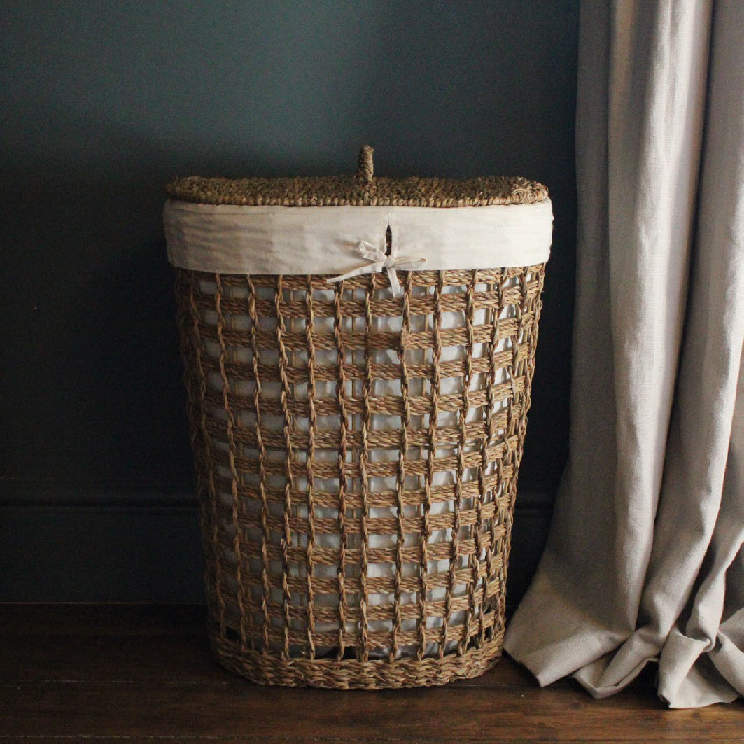 wicker home storage basket