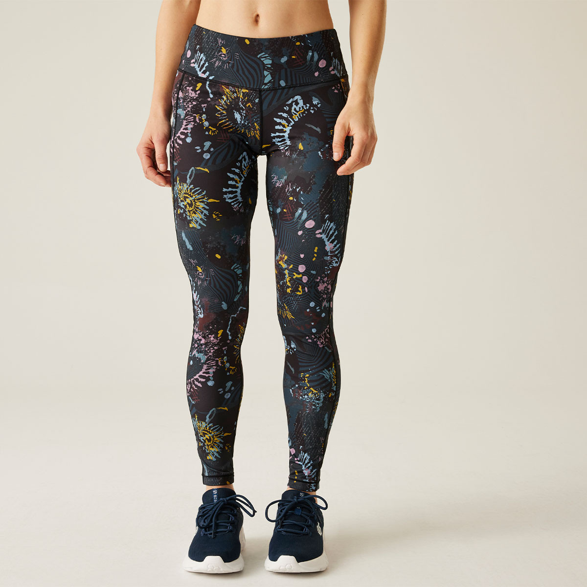 Calzamaglia da arrampicata DARE2B Influential Legging Niagara Blue Dash Animal Print - Inverno 2024
