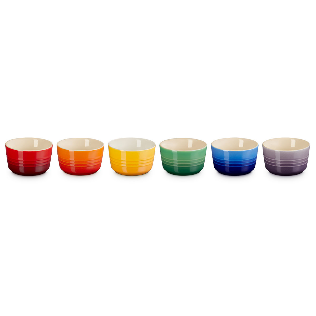 Le Creuset Stoneware Mini Rainbow Ramekins - Set of 6 | Charlies