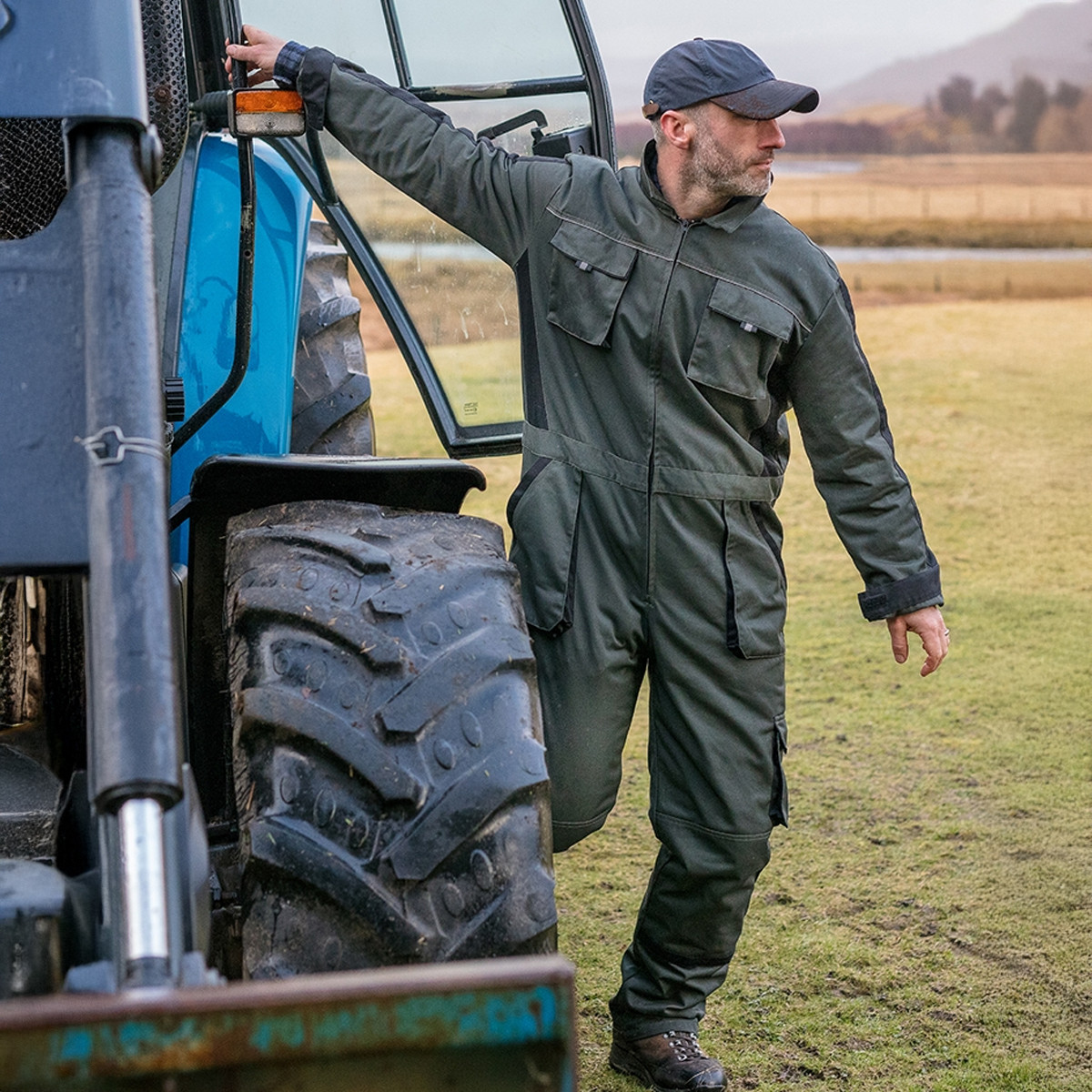 Hoggs of Fife Men's WorkHogg Zipped Coverall | Charlies