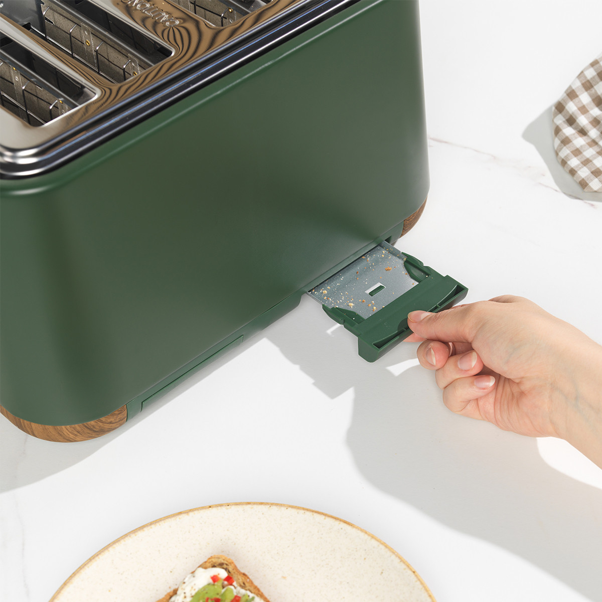 Toaster Work Top Salter Toronto 4-Slice Toaster - Green | Charlies
