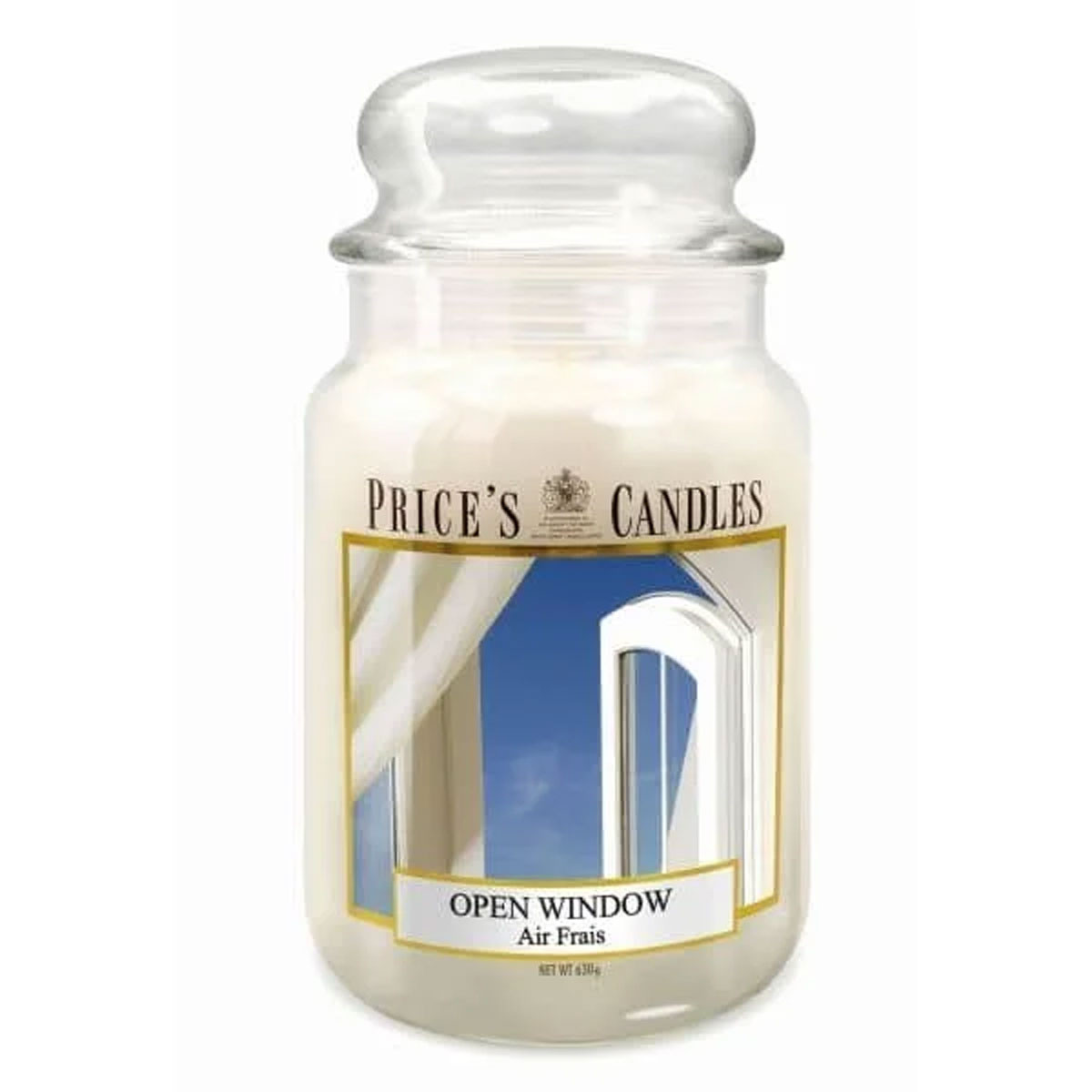Price's Candles Large Scented Candle Jar - Open Window | Charlies