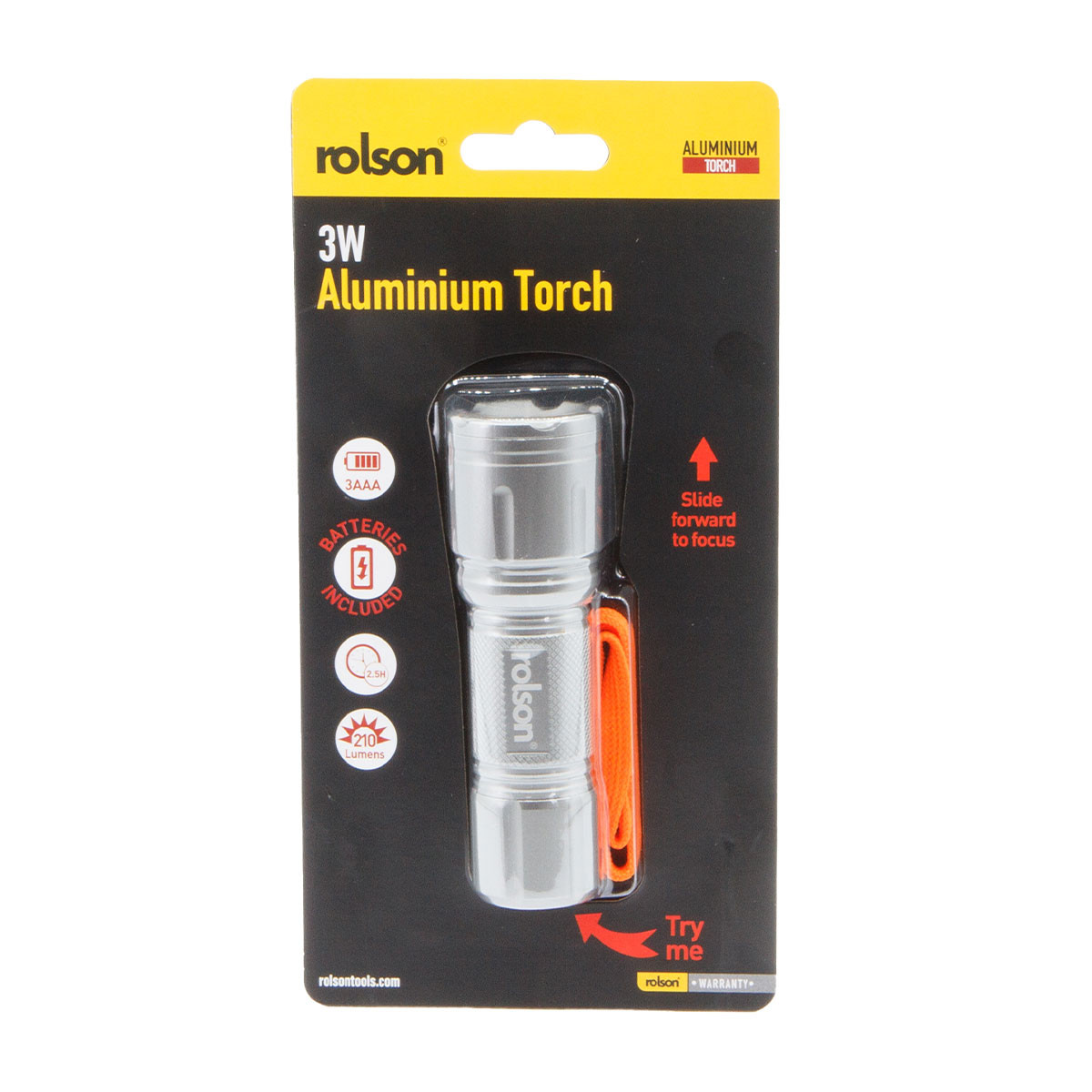 Rolson Heavy Duty 210L Aluminium Torch | Charlies