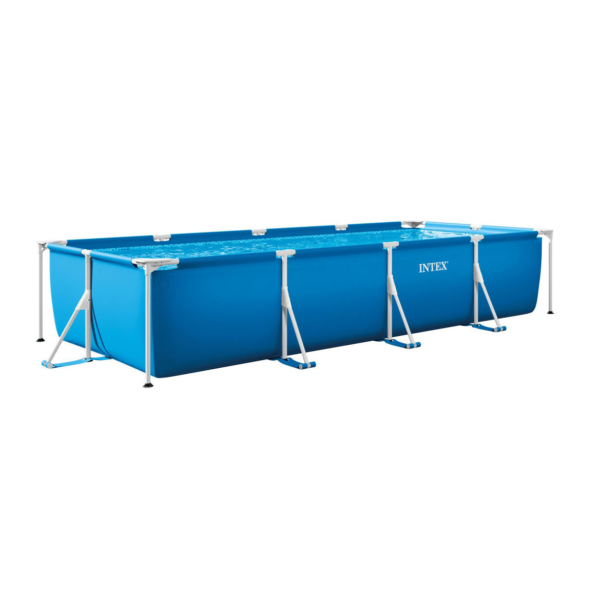 Intex Rectangular Frame Pool Set with Filter Pump - 84cm x 450cm x ...