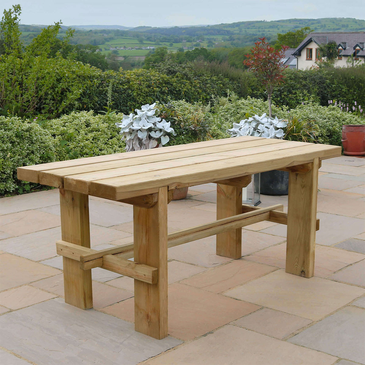 Zest Outdoor Living Rebecca Wooden Garden Table | Charlies