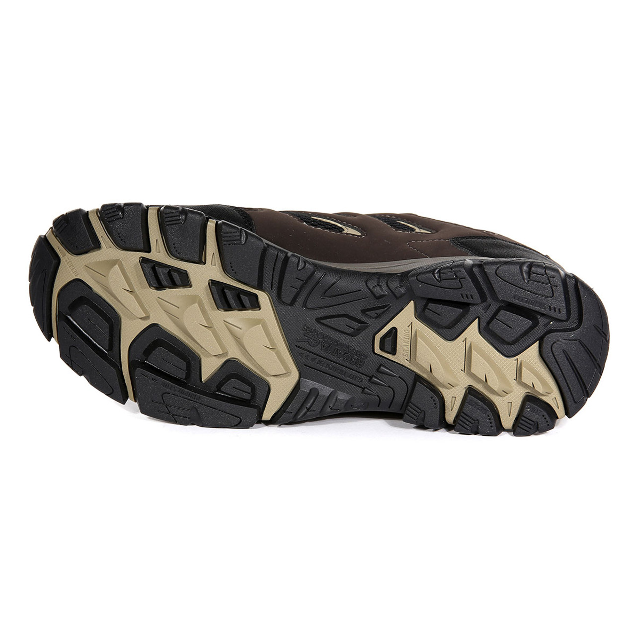 Regatta Men's Holcombe IEP Low Walking Shoes - Peat / Golden Fawn | Charlies