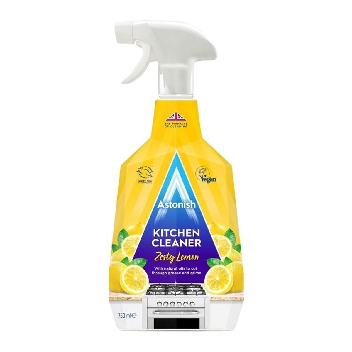 Astonish Zesty Lemon Kitchen Cleaner Spray 750ml Charlies