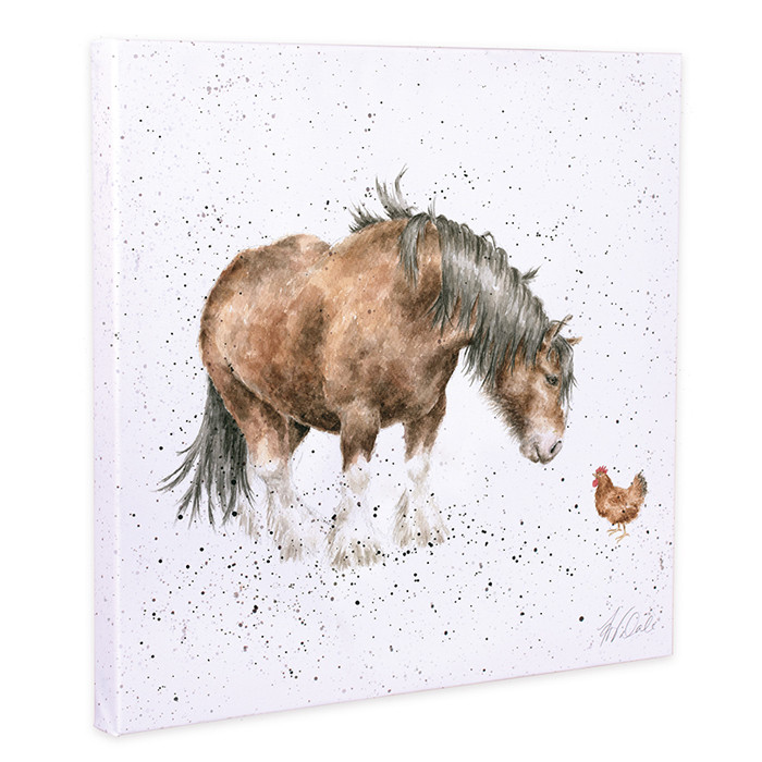 Wrendale Designs ‘Farmyard Friends’ Canvas 20cm Wall Art Charlies