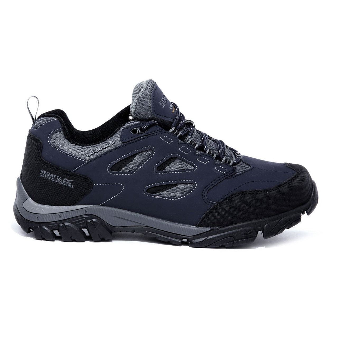 Regatta Men's Holcombe IEP Low Walking Shoes - Navy/Granite | Charlies