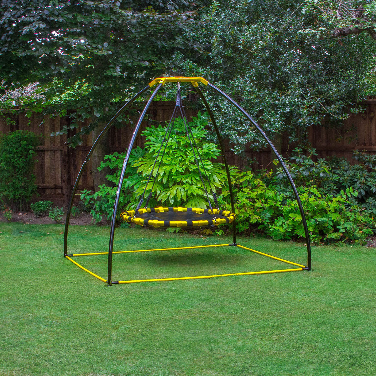 Outdoor Hanging Trampoline Swing JumpKing UFO Swing Outdoor Living