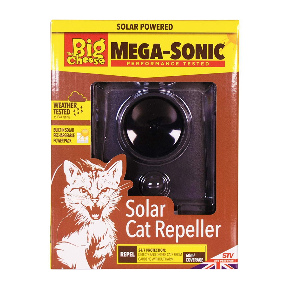 Solor Cat The Big Cheese Mega-Sonic Solar Cat Repeller | Charlies