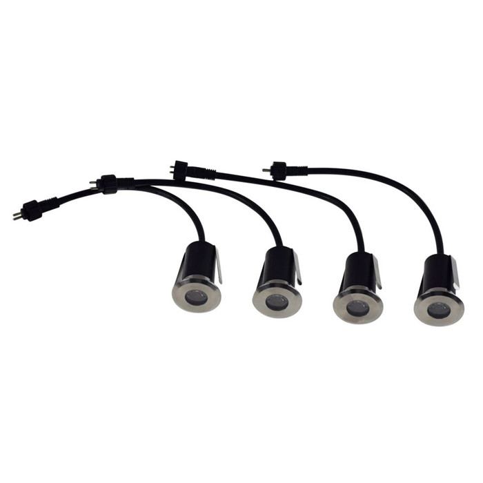 Ellumiere Small Deck Light Starter Kit - 4 Piece | Outdoor Living ...