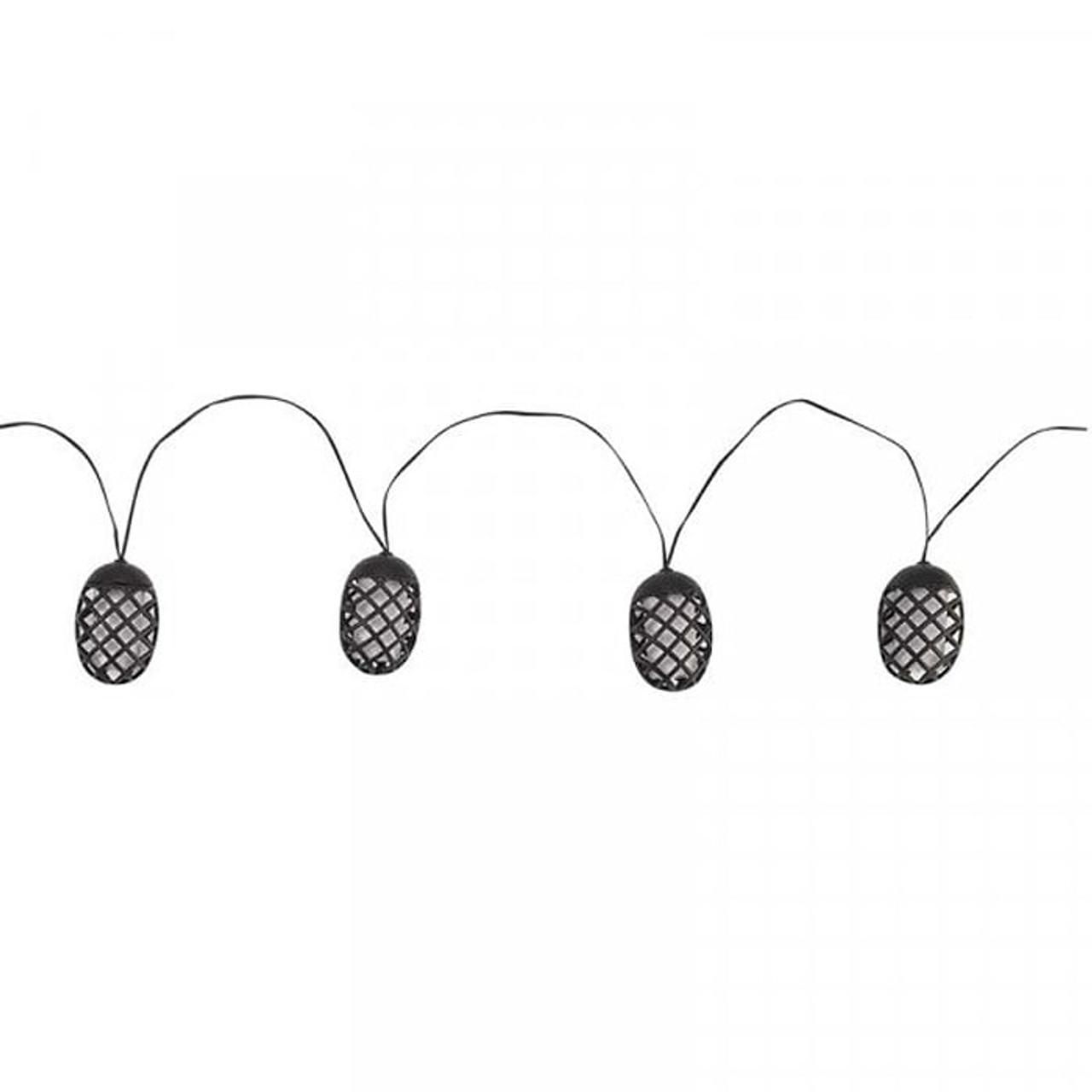 Smart Solar Cool Flame String Lights 10 Lanterns